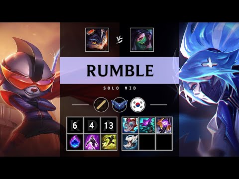 Rumble Mid vs Akali - KR Diamond Patch 25.20
