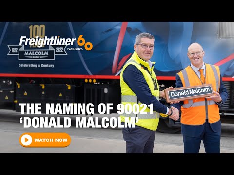 The Naming of 90021 'Donald Malcolm'