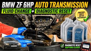 BMW ZF 6HP Auto Transmission Fluid Change & Diagnostic Reset + N57 Engine Oil & Filter Change