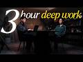 3 HOUR DEEP WORK WITH US FOCUS Method Hyper Efficient Pomodoro 50 10