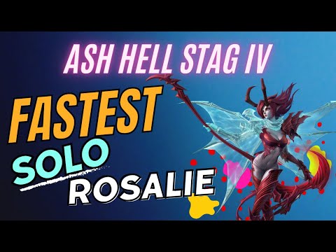Fastest Solo Rosalie - Ash Hell Stage IV | Awaken Chaos Era