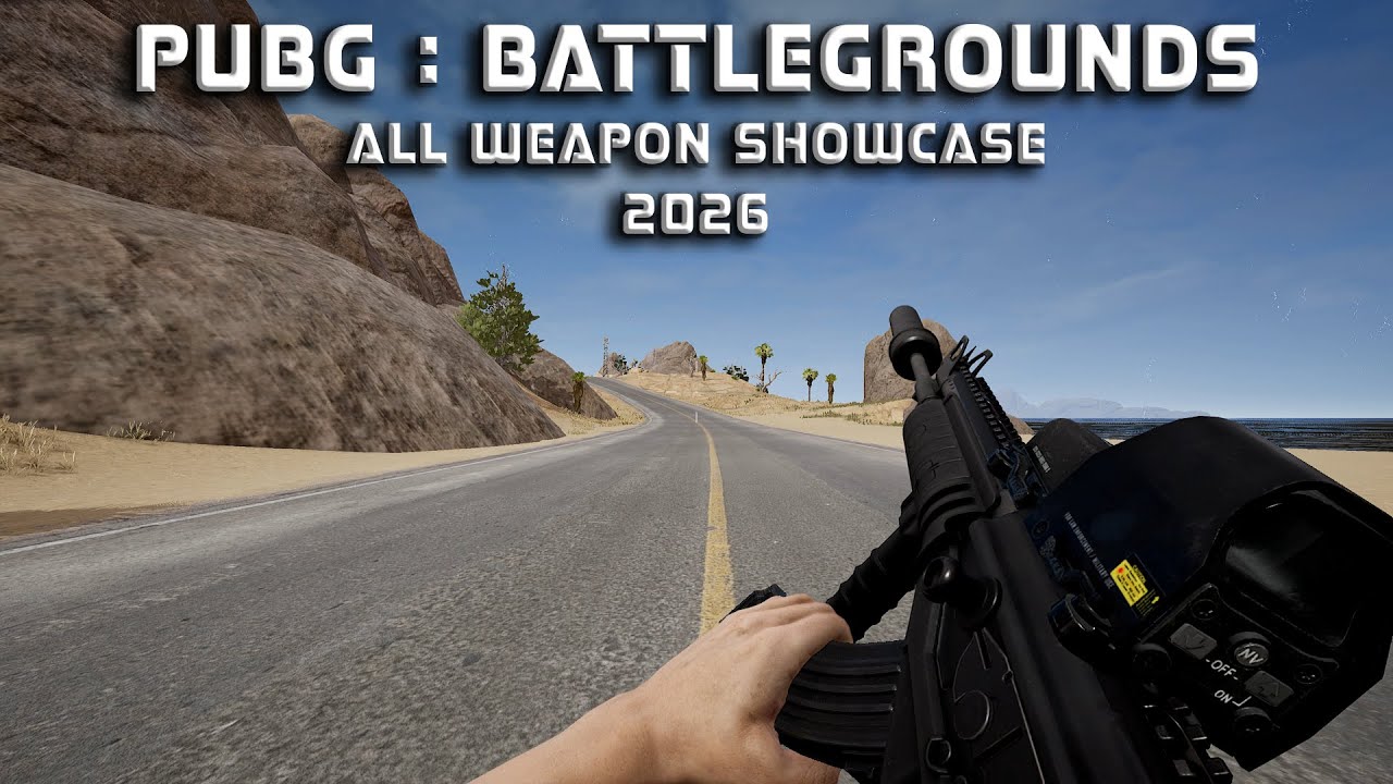 PUBG: BATTLEGROUNDS : ALL WEAPON SHOWCASE IN 2026 4K