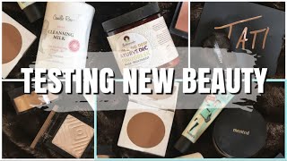 NEW BEAUTY TESTS~ IMPRESSED or DEPRESSED? | Tati Beauty Blendiful Colourpop Makeup Geek Estee Lauder