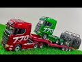 Unboxing Mobil Mainan RC Truck Traler Huina 770s 1 16 Flat Bed Scania