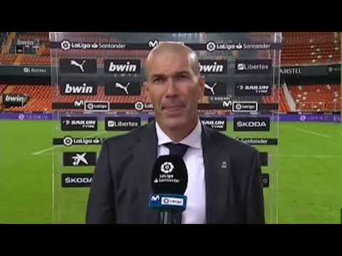 Valencia  4-1 Real Madrid - La Liga 2020- Zinedine Zidane Post Matxh Interview