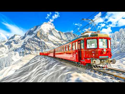 Reise zur Jungfrau – Beste malerische Zugfahrt 🇨🇭 Schweiz 4K