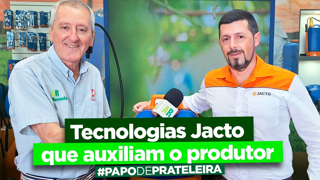 A #Jacto ajuda o manejo dos #produtoresrurais do Brasil | Papo de Prateleira 1373