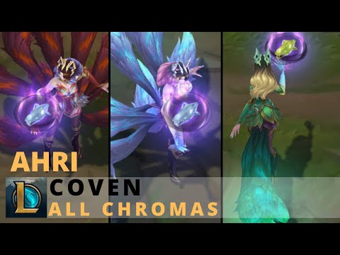 Coven Ahri All Chromas - League of Legends