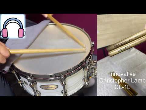 Orchestra Snare Drum Stick Comparison No.2 Vic  Firth. Innovative. Playwood.