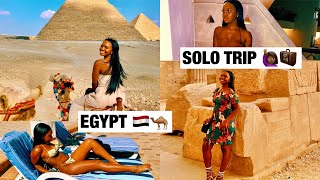 EGYPT SOLO TRIP | CAIRO & LUXOR | CAMELS, PYRAMIDS, TEMPLES & MORE! 🇪🇬🙌🏾 | Nonchalant Nell