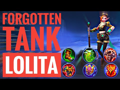Lolita (NEW) Best Build 2021 - The forgotten Tank Support - MLBB