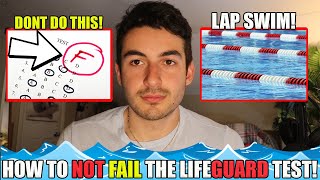 MAIN REASONS WHY PEOPLE FAIL THE LIFEGUARD COURSE! (*AVOID THESE*)