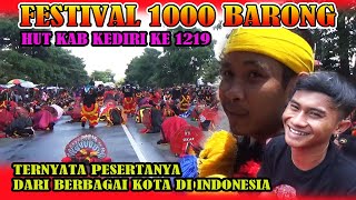 Download lagu TERNYATA‼️PESERTA FESTIVAL 1000 BARONG DARI BERBAGAI KOTA//DI HARI JADI KAB KEDIRI KE 1219 /2023 mp3