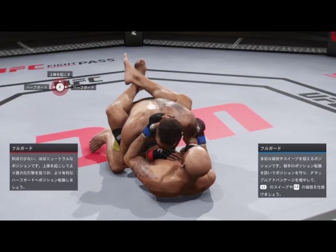 EA UFC3 グラウンド　基礎　フェイント編