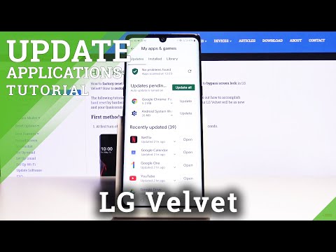 How to Update Apps in LG Velvet – Install Newest App Version