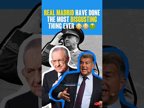 DISGUSTING from Real Madrid. 😳 #football