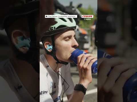🚴🏻😓 Paul Seixas à bout de forces après sa chute sur le Tour Auvergne-Rhône-Alpes #cycling #seixas