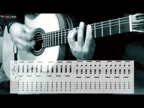 INTERSTELLAR (Main Theme) - Slower Version - Hans Zimmer - with Partial TAB - Classical Guitar