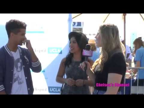 Chrissie FIt & Jordan Fisher Interview at matell Party On the Pier