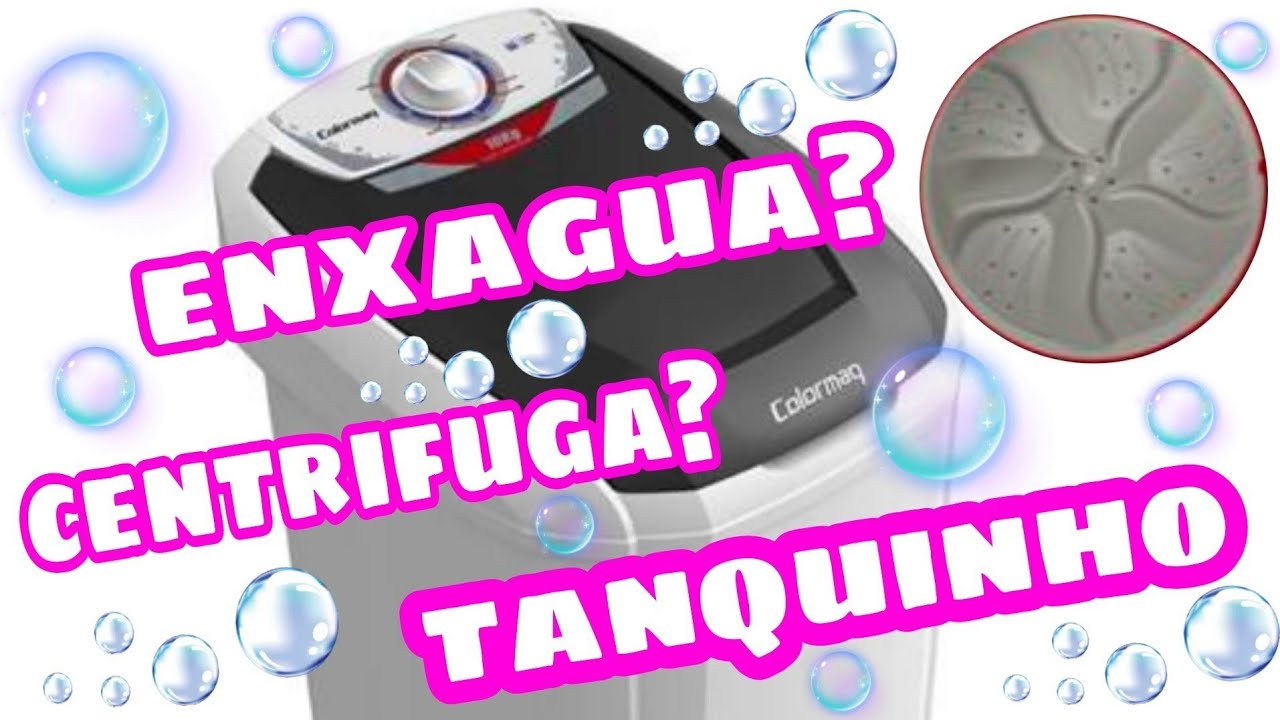 COMO USAR O TANQUINHO, ENXÁGUA, CENTRÍFUGA  | Lavadora Semiautomática  | tanquinho de lavar roupa