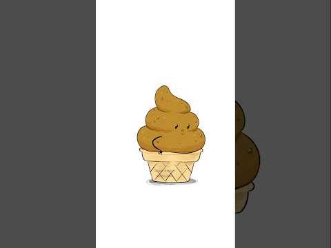 This is why people love chocolate ice cream so much. 🍦#animation #funny #icecream #icecreamanimation