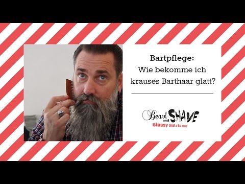 Bart richtig glatt bekommen