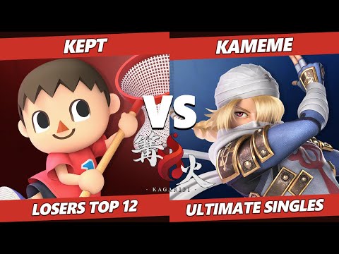 Kagaribi 1 Losers Top 12 - Rush｜kept (Villager) Vs. R2G｜kameme (Sheik) Smash Ultimate SSBU