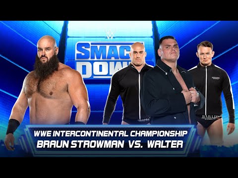 Braun Strowman vs Gunther - WWE Intercontinental Championship