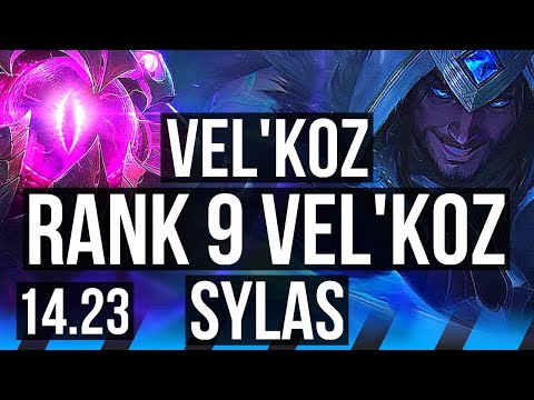 VEL'KOZ vs SYLAS (MID) | Rank 9 Vel'Koz | KR Master | 14.23
