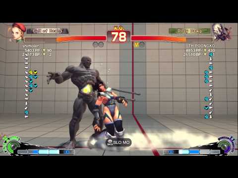 POONGKO (Seth) vs Shimolen (Cammy) - AE 2012 Ranked Matches *720p HD*