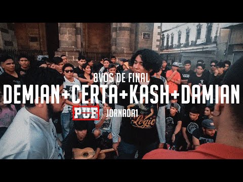 Demian+Certa+Kash+Damian: Octavos - Jornada 1/Plaza universidad