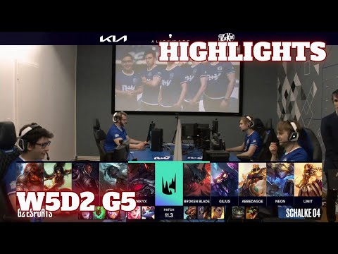 G2 Esports vs Schalke 04 - Highlights | Week 5 Day 2 S11 LEC Spring 2021 | G2 vs S04