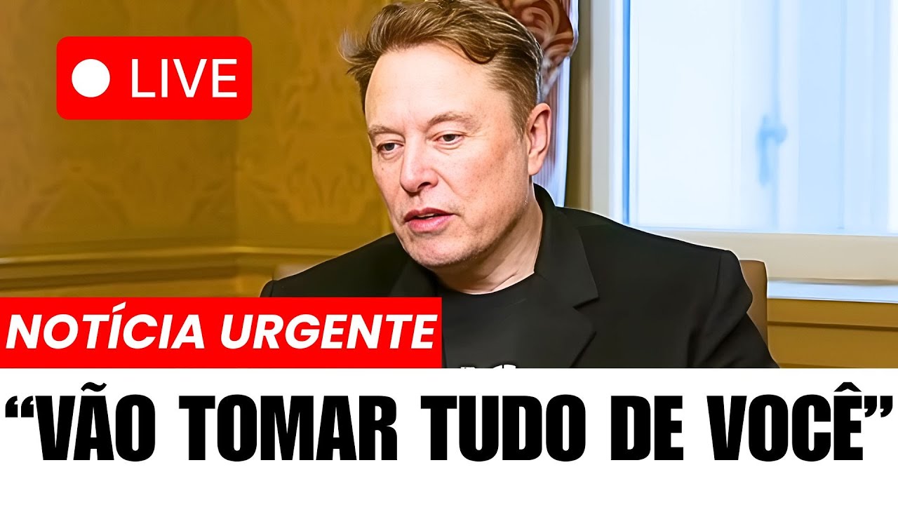 1 MIN ATRÁS: Musk EXPÕE — “A elite pode reescrever a economia”