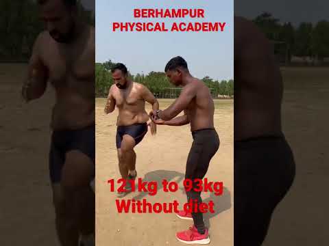 121kg to 93kg without diet #viral_video #bellyfat #exercise #viral #armyrally #1600mtr #fatloose