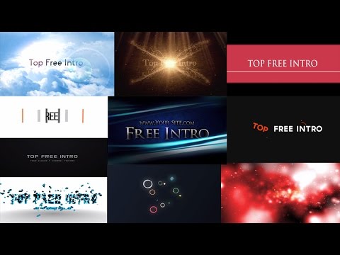Top 10 Free After Effects CC CS6 Intro Templates No Plugins + Download Video