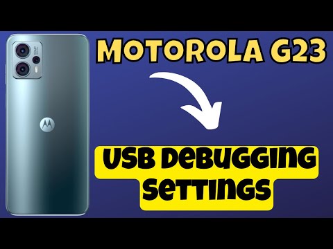 Motorola Moto G23 USB Debugging Settings