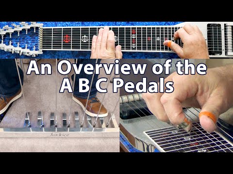 How to Effectively Use the A B C Pedals | Pedal Steel Guitar Lesson