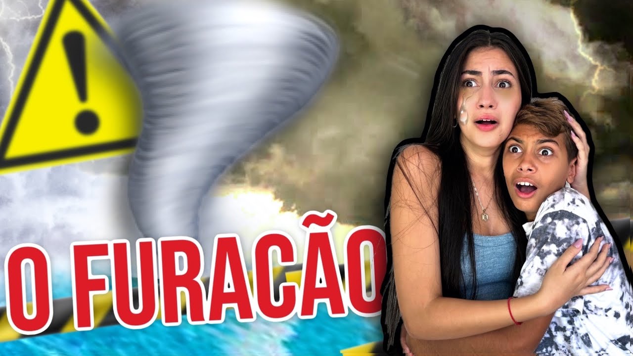 🌪 FURACÃO MILTON CHEGOU!!! 24 horas DORMINDO NO FURACÃO que PASSOU na MINHA CASA😨Bela Bagunça
