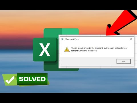 [100% Solved] Microsoft Excel There's a Problem with the Clipboard Error! | Excel Tech & Tricks