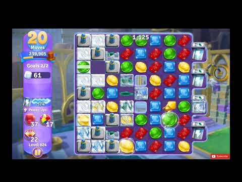Wonka's World of Candy Level 824 NO BOOSTERS - A S GAMING ✔