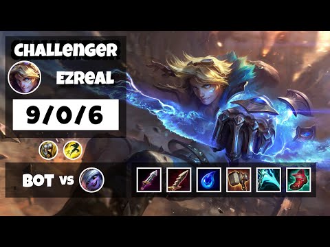 Ezreal vs Tristana BR Challenger BOT (9/0/6) - v11.6