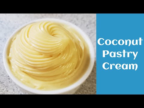 Coconut Pastry Cream || Coconut Custard Filling || Recipe