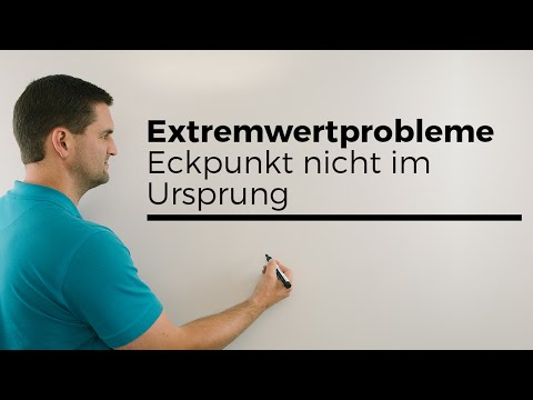 Extremwertprobleme, Eckpunkt nicht im Ursprung, Warum x+1? | Mathe by Daniel Jung