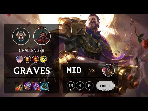 Graves Mid vs Twisted Fate - NA Challenger Patch 10.6