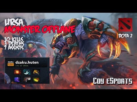 Dota 2 | Ursa Offlane (10K/3D/7A) | Full Game (v7.26a)