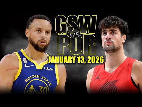 Golden State Warriors vs Portland Trail Blazers Full Game Highlights – January 13, 2026 | NBA Season