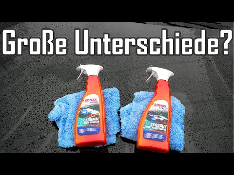 Sonax Ceramic Quick Detailer vs. Ceramic Spray Versiegelung im Vergleich