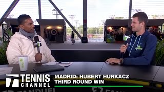 Hubert Hurkacz Discusses 5 Years Eating Plant Based | 2024 Madrid Third Round