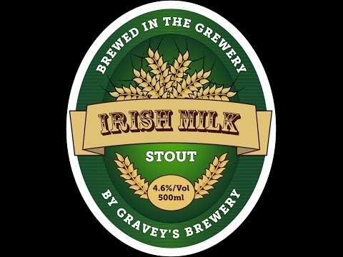 Gravey's Brewery - Coopers Irish Milk Stout 4.6% (Home Brew Wednesday 11)
