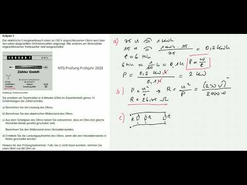 NTG Prüfung Frühjahr 2020 Aufgabe 5